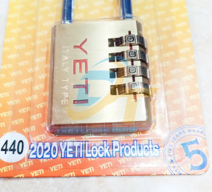 Ổ khóa số đồng thau 40mm Yeti 440  YETI-LOCK | Giá rẻ nhất - Công Ty TNHH Thương Mại Dịch Vụ Đạt Tâm