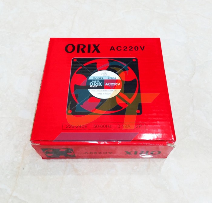 Quạt hút 120x120x38mm 220V Orix 12038  ORIX | Giá rẻ nhất - Công Ty TNHH Thương Mại Dịch Vụ Đạt Tâm