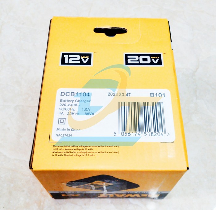 Sạc đa năng 10.8V-18V Dewalt DCB1104-B1  DEWALT | Giá rẻ nhất - Công Ty TNHH Thương Mại Dịch Vụ Đạt Tâm