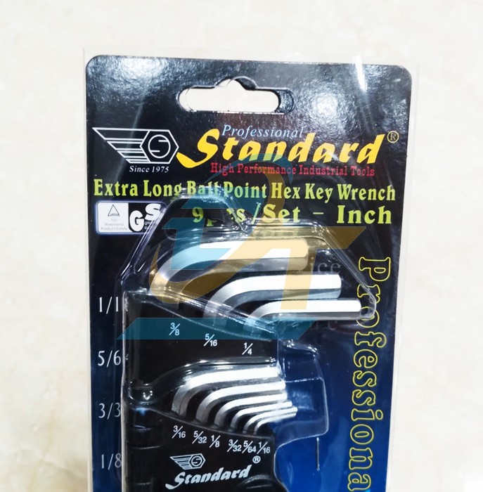 Bộ lục giác bi hệ inch 9 chi tiết 1/16-3/8" Standard LGB9I  Standard | Giá rẻ nhất - Công Ty TNHH Thương Mại Dịch Vụ Đạt Tâm