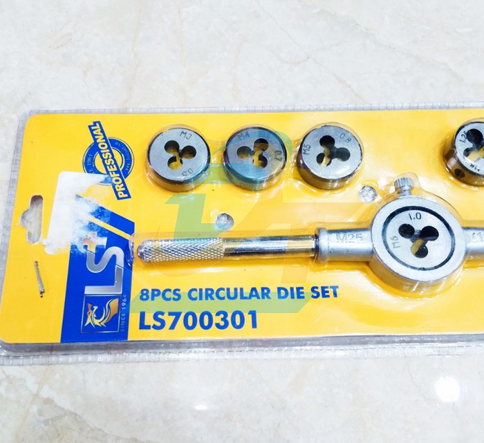 Bộ tay quay taro ren ngoài 8 chi tiết M3-M12 LS+ LS700301  LS+ | Giá rẻ nhất - Công Ty TNHH Thương Mại Dịch Vụ Đạt Tâm