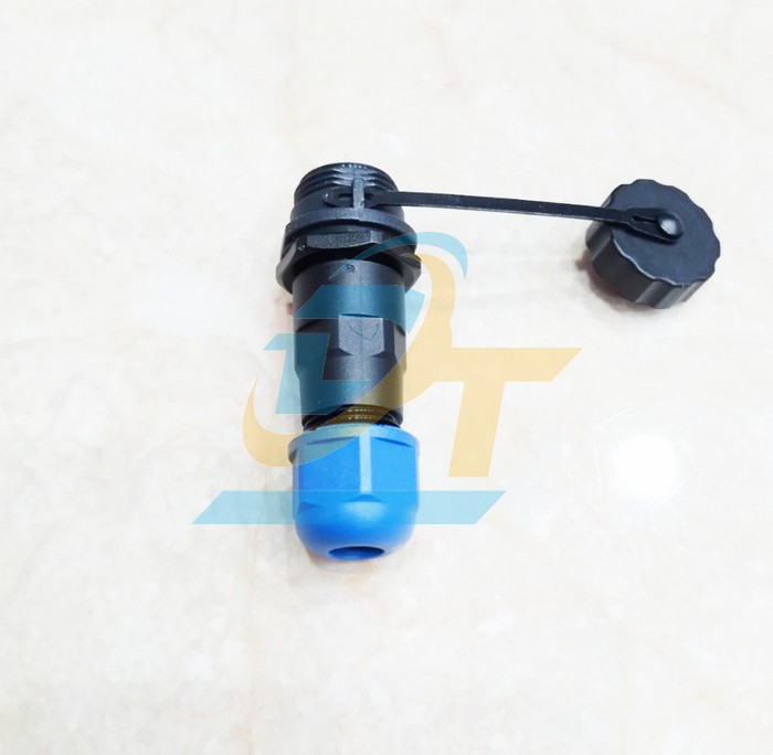 Đầu nối dây chống nước 4 chân thẳng (Đực + Cái) SP13-4P  China | Giá rẻ nhất - Công Ty TNHH Thương Mại Dịch Vụ Đạt Tâm