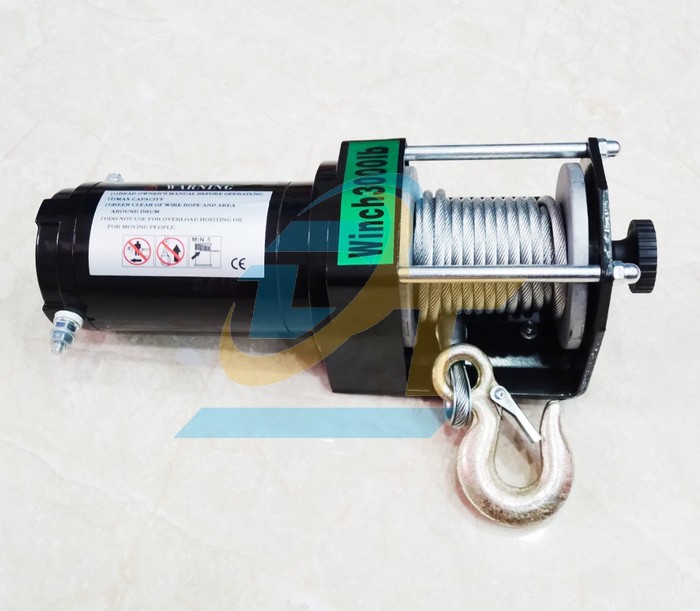 Tời điện dùng ắc quy 3000LBS 12V/24V 1360kg  China | Giá rẻ nhất - Công Ty TNHH Thương Mại Dịch Vụ Đạt Tâm