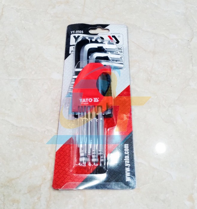 Bộ lục giác đầu bi ngắn 9 chi tiết 1.5-10mm Yato YT-0505  YaTo | Giá rẻ nhất - Công Ty TNHH Thương Mại Dịch Vụ Đạt Tâm