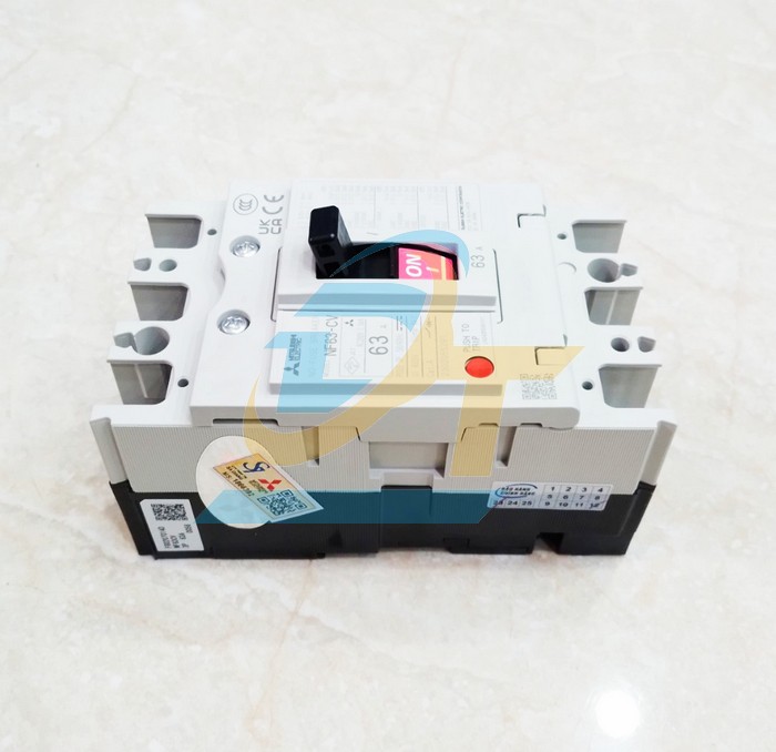 Cầu dao điện MCCB (khối) Mitsubishi NF63-CV 3P 63A 5kA  MITSUBISHI | Giá rẻ nhất - Công Ty TNHH Thương Mại Dịch Vụ Đạt Tâm