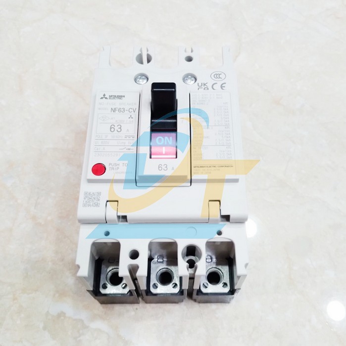 Cầu dao điện MCCB (khối) Mitsubishi NF63-CV 3P 63A 5kA  MITSUBISHI | Giá rẻ nhất - Công Ty TNHH Thương Mại Dịch Vụ Đạt Tâm