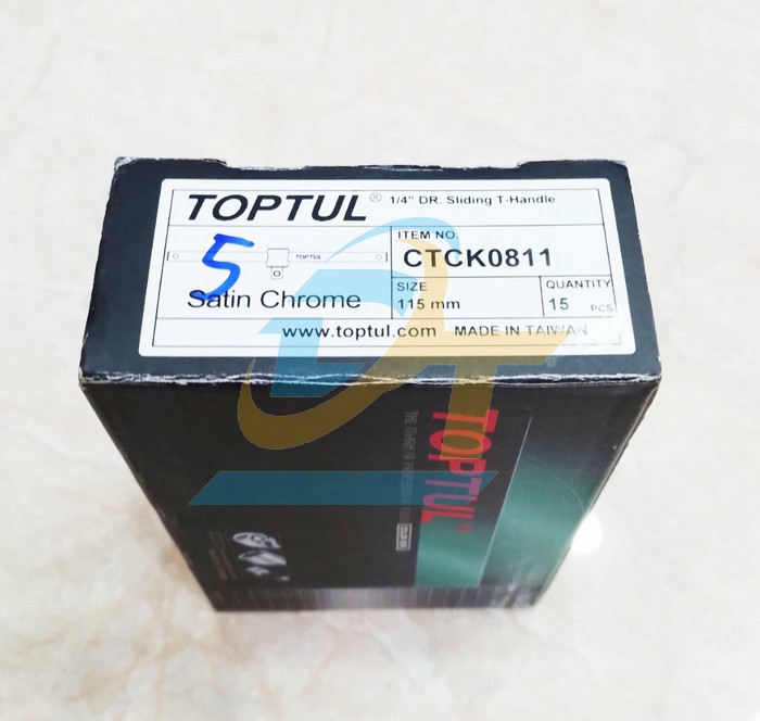 Cần siết trượt chữ T 1/4"x115mm Toptul CTCK0811  TOPTUL | Giá rẻ nhất - Công Ty TNHH Thương Mại Dịch Vụ Đạt Tâm