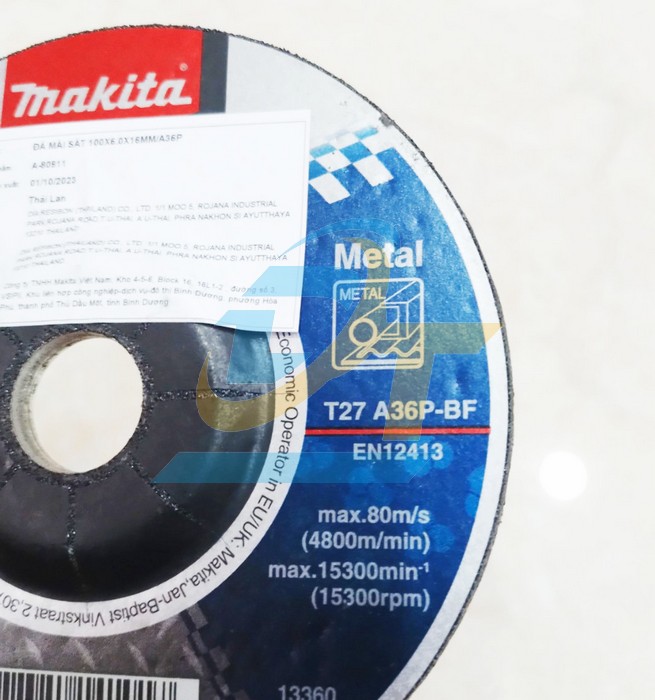 Đá mài sắt 100x6x16mm Makita A-80911  Makita | Giá rẻ nhất - Công Ty TNHH Thương Mại Dịch Vụ Đạt Tâm