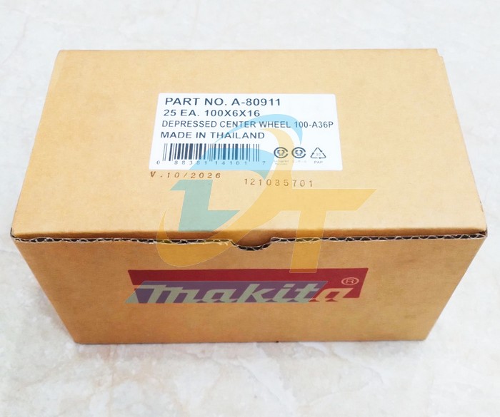 Đá mài sắt 100x6x16mm Makita A-80911  Makita | Giá rẻ nhất - Công Ty TNHH Thương Mại Dịch Vụ Đạt Tâm