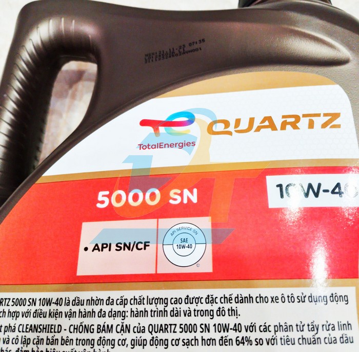 Dầu nhớt động cơ Total Quartz 5000 SN 10W-40 (4L)  TotalEnergies | Giá rẻ nhất - Công Ty TNHH Thương Mại Dịch Vụ Đạt Tâm