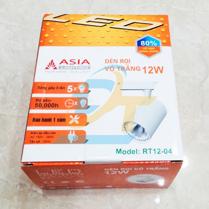 Đèn rọi ray vỏ trắng 12W ánh sáng vàng Asia RT12-04  ASIA | Giá rẻ nhất - Công Ty TNHH Thương Mại Dịch Vụ Đạt Tâm