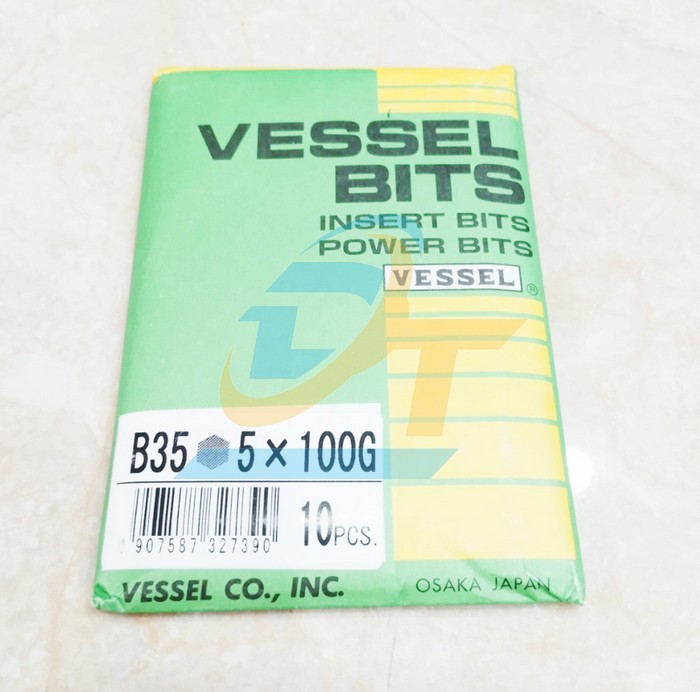 Mũi vặn vít đầu lục giác chuôi lục giác B35 Vessel 5x100G  Vessel | Giá rẻ nhất - Công Ty TNHH Thương Mại Dịch Vụ Đạt Tâm