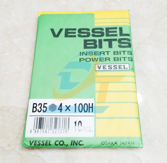 Mũi vặn vít đầu lục giác chuôi lục giác B35 Vessel 4x100H  Vessel | Giá rẻ nhất - Công Ty TNHH Thương Mại Dịch Vụ Đạt Tâm
