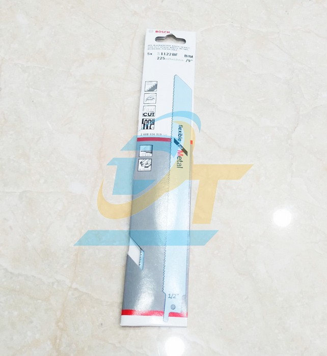 Bộ lưỡi cưa kiếm 5 cây 9"/225x19x0.9mm Bosch S1122BF 2608565019  Bosch | Giá rẻ nhất - Công Ty TNHH Thương Mại Dịch Vụ Đạt Tâm