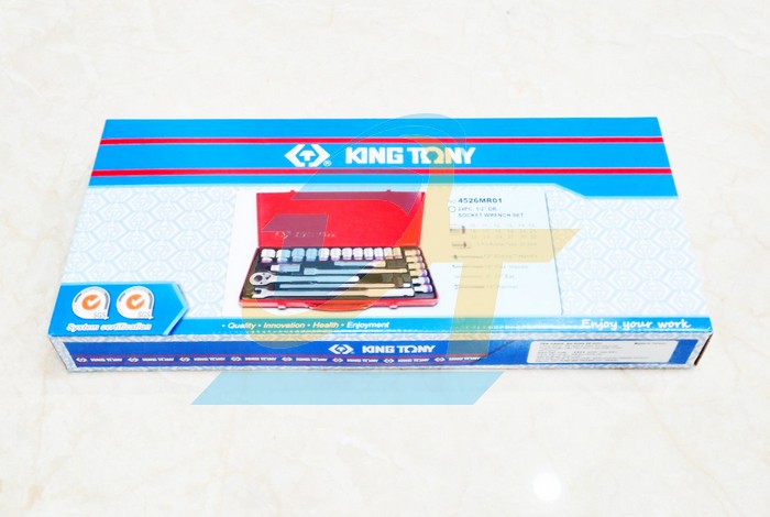 Bộ tuýp 1/2" 24 chi tiết 8-32mm Kingtony 4526MR01 4526MR01 KingTony | Giá rẻ nhất - Công Ty TNHH Thương Mại Dịch Vụ Đạt Tâm