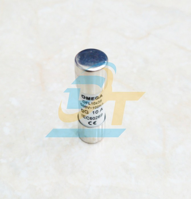 Cầu ch&igrave; sứ 10x38 Omega 10A  OMEGA | Gi&aacute; rẻ nhất - C&ocirc;ng Ty TNHH Thương Mại Dịch Vụ Đạt T&acirc;m