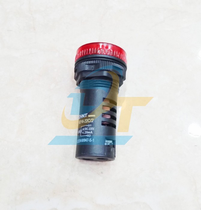 Đèn báo phi 22 màu đỏ Chint ND16-22C/2 220V RED  CHINT | Giá rẻ nhất - Công Ty TNHH Thương Mại Dịch Vụ Đạt Tâm