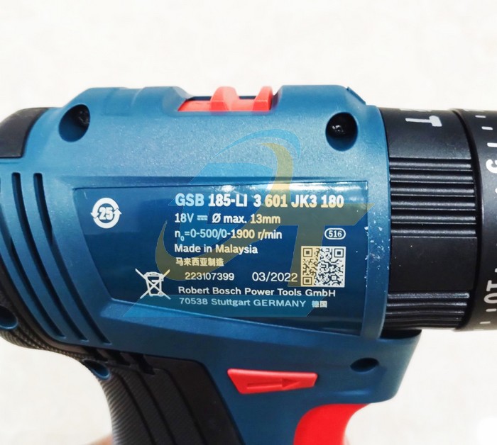 Máy khoan động lực dùng pin 18V Bosch GSB 185-LI  Bosch | Giá rẻ nhất - Công Ty TNHH Thương Mại Dịch Vụ Đạt Tâm