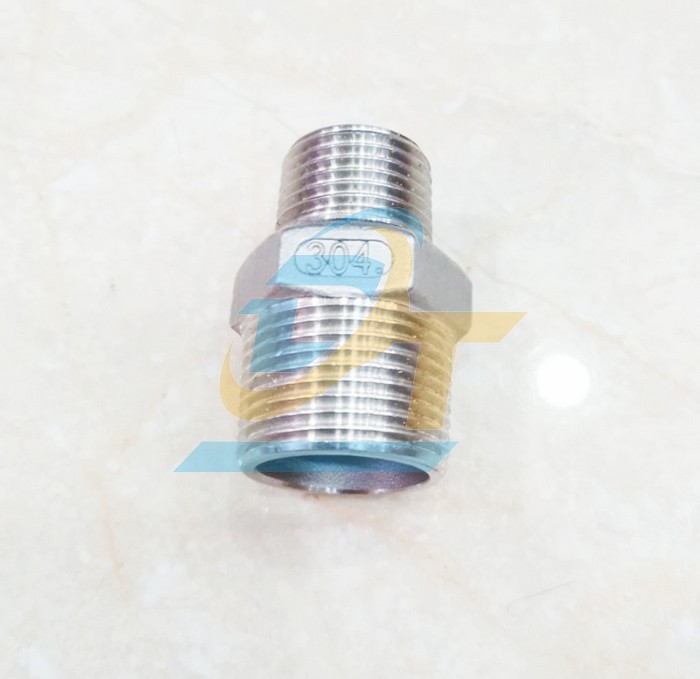 Nối 2 đầu ren ngoài (Kép giảm) inox 304 phi 27-21  VietNam | Giá rẻ nhất - Công Ty TNHH Thương Mại Dịch Vụ Đạt Tâm