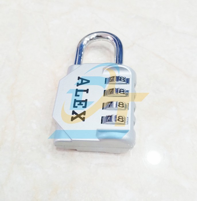 Ổ khóa 4 số Alex màu bạc 40mm  ALEX | Giá rẻ nhất - Công Ty TNHH Thương Mại Dịch Vụ Đạt Tâm