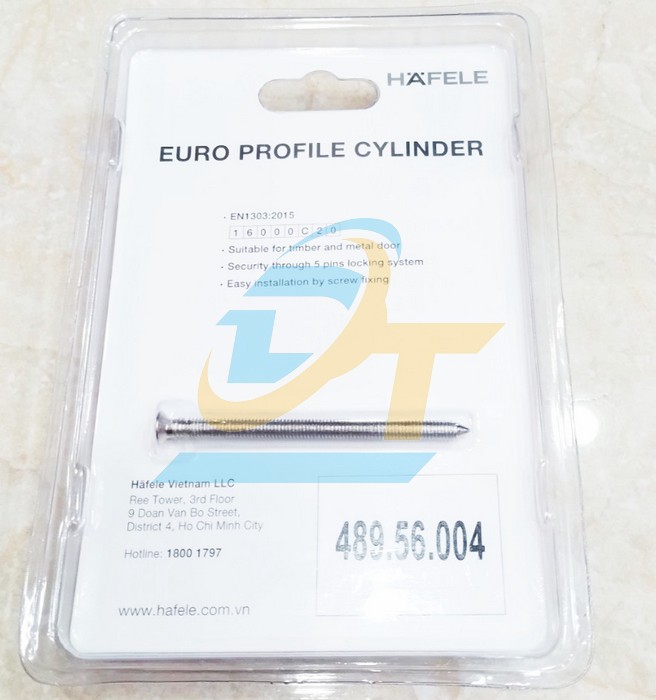 Ruột khóa 1 đầu chìa, 1 đầu vặn 71mm Hafele 489.56.004  HAFELE | Giá rẻ nhất - Công Ty TNHH Thương Mại Dịch Vụ Đạt Tâm