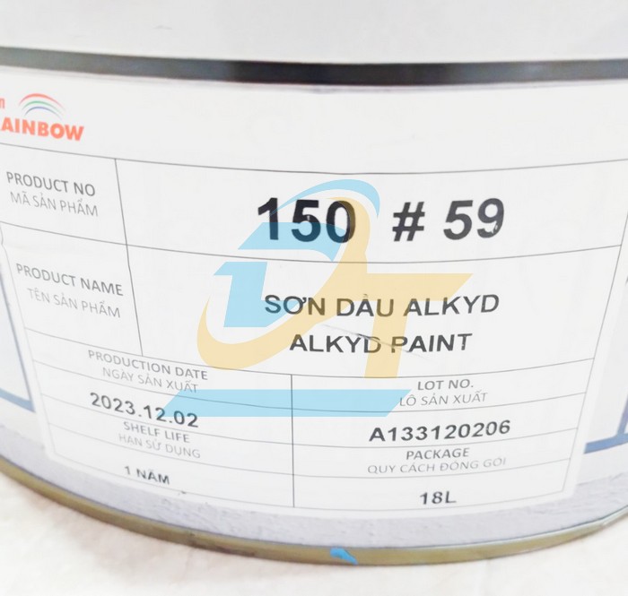 Sơn dầu Alkyd 18L Rainbow 150#59 150#59 Rainbow | Giá rẻ nhất - Công Ty TNHH Thương Mại Dịch Vụ Đạt Tâm