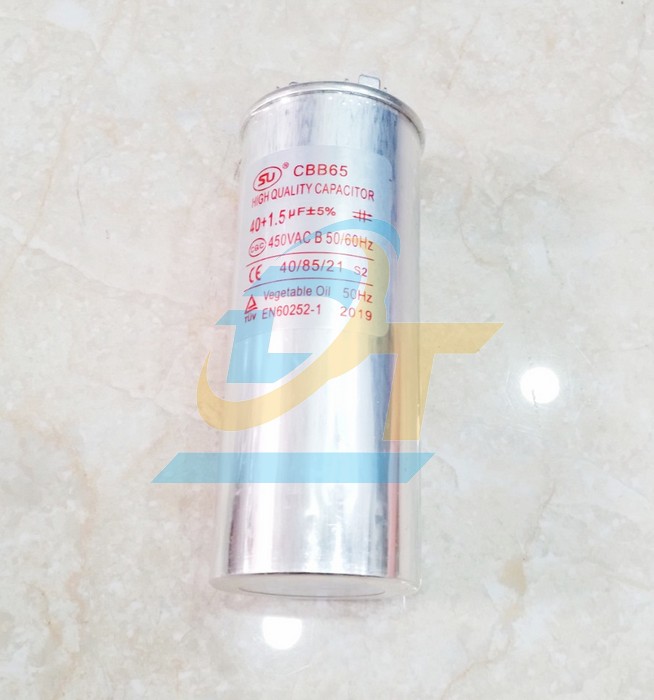 Tụ điều hòa 3 chân 450V CBB65 40+1.5uF  China | Giá rẻ nhất - Công Ty TNHH Thương Mại Dịch Vụ Đạt Tâm