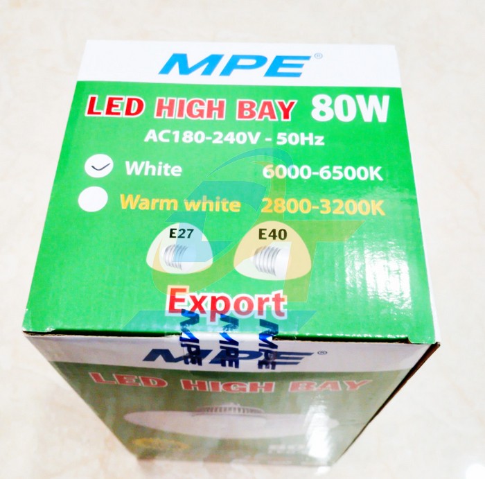 Bóng đèn Led bulb trụ thân nhôm 80W 6500K MPE LB-80T  MPE | Giá rẻ nhất - Công Ty TNHH Thương Mại Dịch Vụ Đạt Tâm