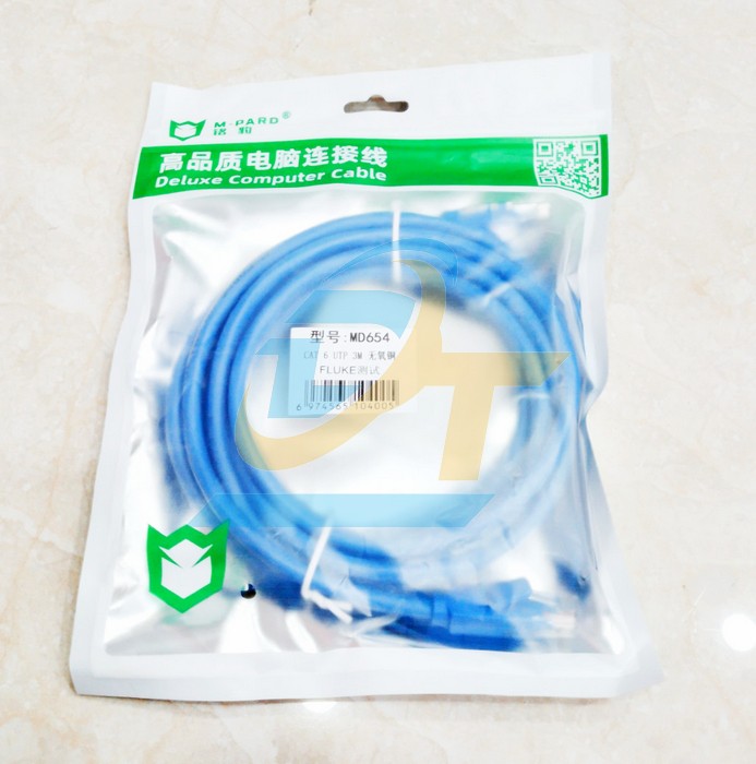 Cáp mạng đúc sẵn CAT6 UTP 3M M-Pard MD654  M-PARD | Giá rẻ nhất - Công Ty TNHH Thương Mại Dịch Vụ Đạt Tâm