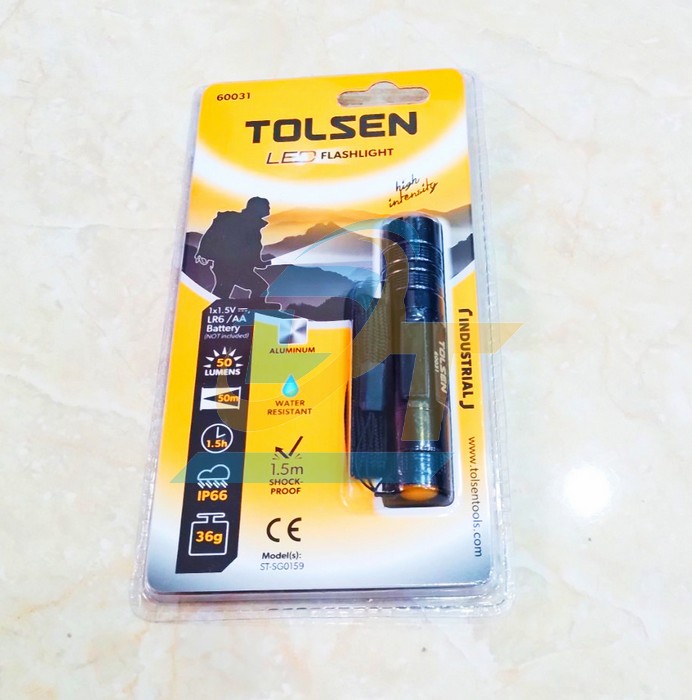 Đèn pin cán nhôm mini công nghiệp Tolsen 60031  Tolsen | Giá rẻ nhất - Công Ty TNHH Thương Mại Dịch Vụ Đạt Tâm