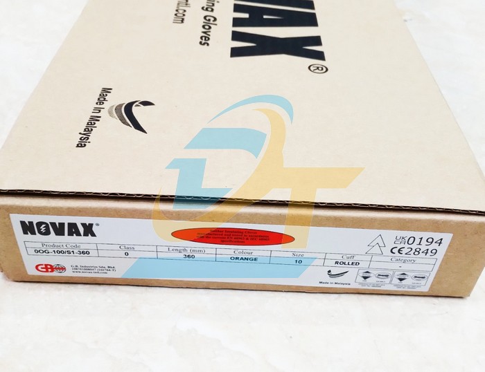 Găng tay cách điện hạ thế 1000V Novax Class 0  NOVAX | Giá rẻ nhất - Công Ty TNHH Thương Mại Dịch Vụ Đạt Tâm