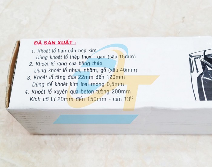 Mũi khoan rút lõi khoét lỗ xuyên tường Thắng Lợi phi 49 sâu 200mm  ThangLoi | Giá rẻ nhất - Công Ty TNHH Thương Mại Dịch Vụ Đạt Tâm