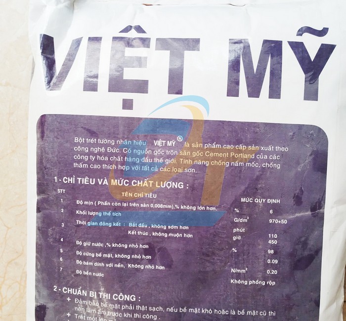 Bột trét tường nội thất Việt Mỹ 40kg  VietMy | Giá rẻ nhất - Công Ty TNHH Thương Mại Dịch Vụ Đạt Tâm