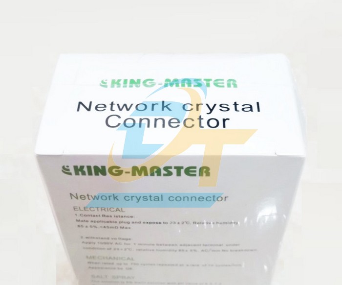 Đầu bấm mạng RJ45 Cat 5E King-Master KM508 (Hộp 100 cái)  KING-MASTER | Giá rẻ nhất - Công Ty TNHH Thương Mại Dịch Vụ Đạt Tâm