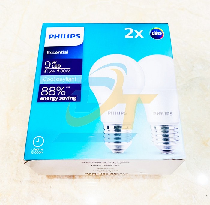 Bóng đèn Led bulb 9W E27 6500K 220V Essential Philips  Philips | Giá rẻ nhất - Công Ty TNHH Thương Mại Dịch Vụ Đạt Tâm