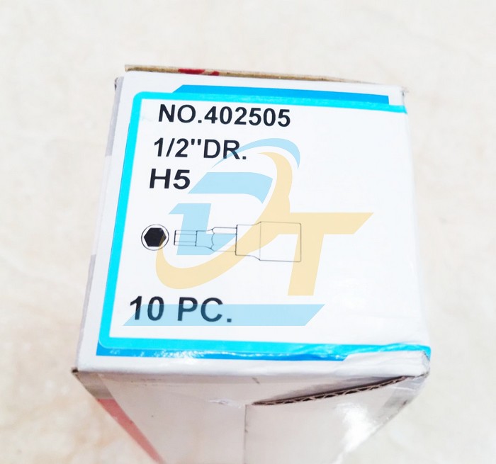 Đầu tuýp 1/2" bít lục giác 5mm Kingtony 402505  KingTony | Giá rẻ nhất - Công Ty TNHH Thương Mại Dịch Vụ Đạt Tâm