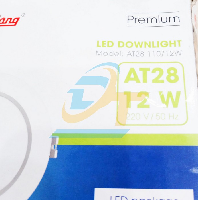 Đèn led Downlight âm trần 110/12W 6500K Rạng Đông AT28  RangDong | Giá rẻ nhất - Công Ty TNHH Thương Mại Dịch Vụ Đạt Tâm