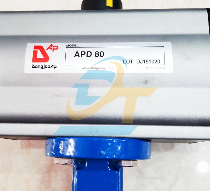 Van bướm điều khiển khí nén thân gang Dongjoo AP APD80 DN150  DONGJOO-AP | Giá rẻ nhất - Công Ty TNHH Thương Mại Dịch Vụ Đạt Tâm