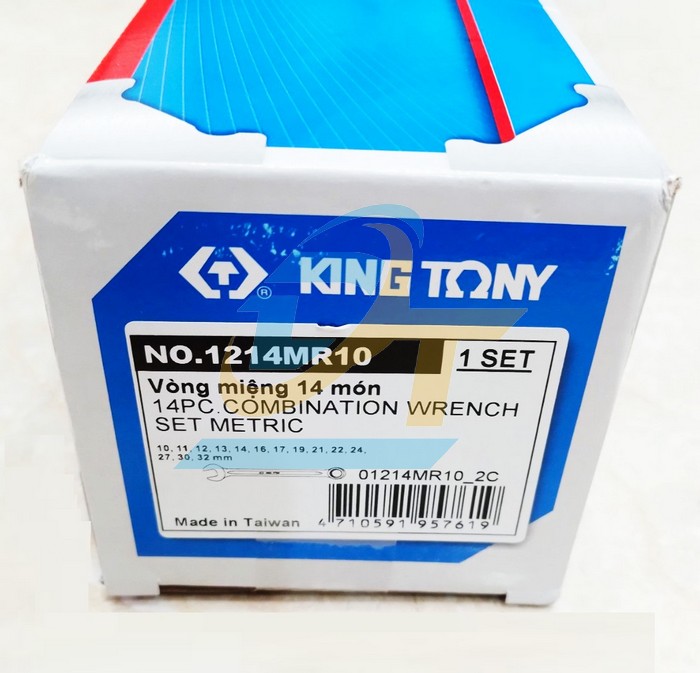 Bộ cờ lê vòng miệng 14 chi tiết 10-32mm Kingtony 1214MR10 1214MR10 KingTony | Giá rẻ nhất - Công Ty TNHH Thương Mại Dịch Vụ Đạt Tâm