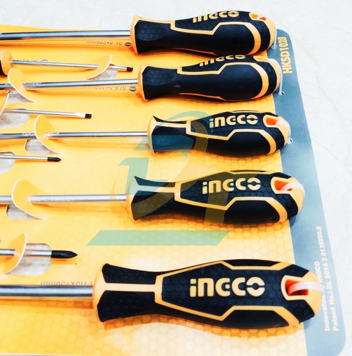 Bộ tua vít 10 chi tiết Ingco HKSD1028  INGCO | Giá rẻ nhất - Công Ty TNHH Thương Mại Dịch Vụ Đạt Tâm