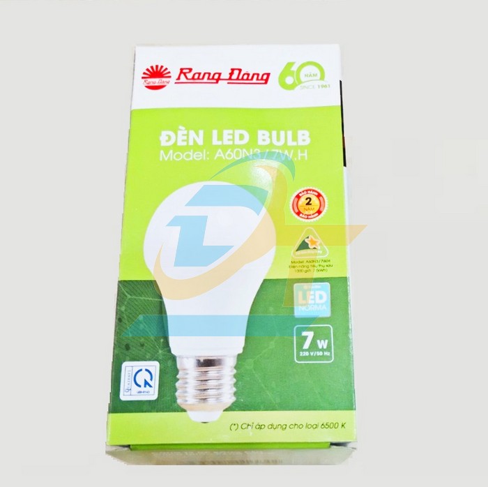 Bóng đèn LED Bulb 7W 220V 6500K Rạng Đông A60N3/7W A60N3/7W RangDong | Giá rẻ nhất - Công Ty TNHH Thương Mại Dịch Vụ Đạt Tâm