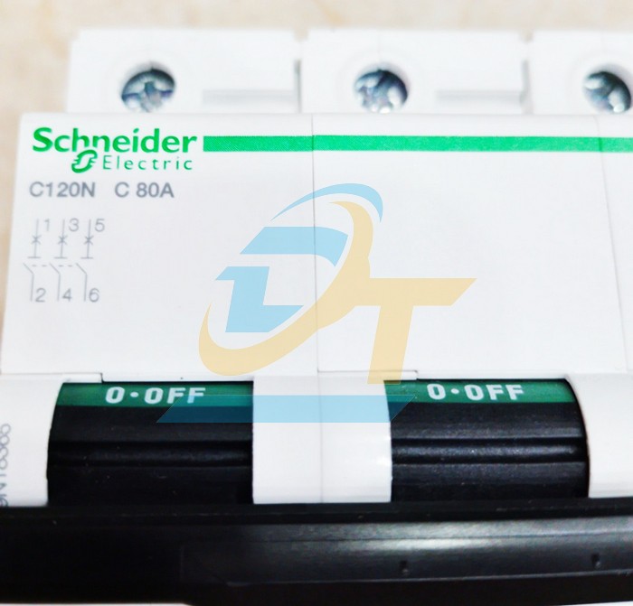 Cầu dao tự động MCB Acti9 3P 80A 10kA Schneider A9N18365  SCHNEIDER | Giá rẻ nhất - Công Ty TNHH Thương Mại Dịch Vụ Đạt Tâm