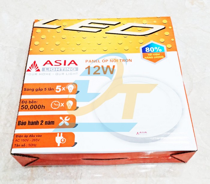 Đèn led Panel ốp trần gắn nổi 12W 150-265V Asia PNOT12W-T  ASIA | Giá rẻ nhất - Công Ty TNHH Thương Mại Dịch Vụ Đạt Tâm