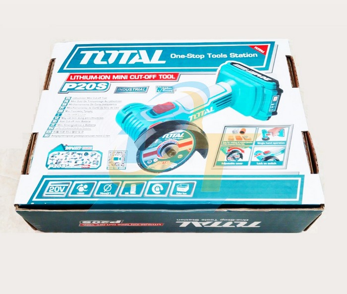 Máy cắt và mài mini dùng pin 20V Total TAGLI76017 (Kèm 1 Pin 2.0Ah + 1 Sạc)  Total | Giá rẻ nhất - Công Ty TNHH Thương Mại Dịch Vụ Đạt Tâm