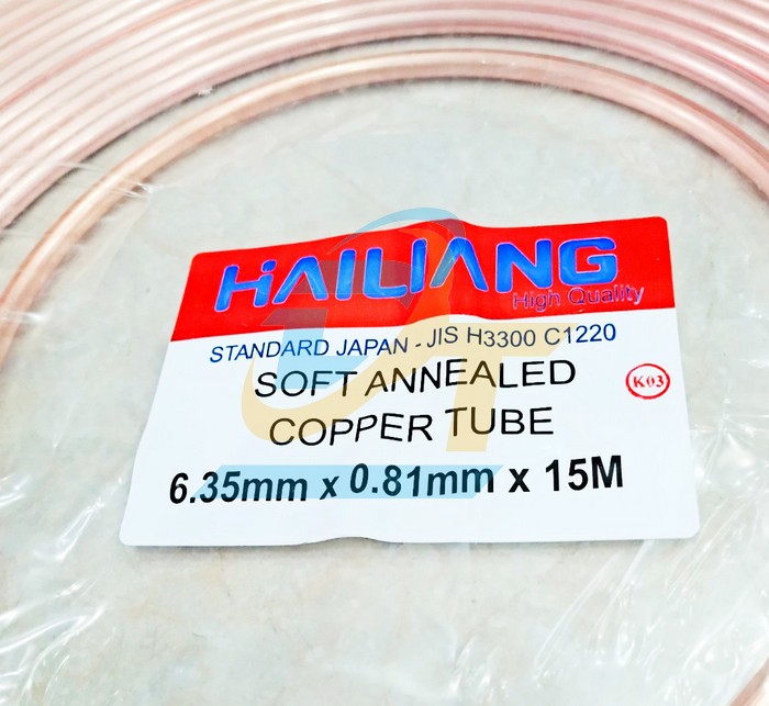 Ống đồng máy lạnh Hailiang 6.35x0.81mm - Cuộn 15m  HAILIANG | Giá rẻ nhất - Công Ty TNHH Thương Mại Dịch Vụ Đạt Tâm