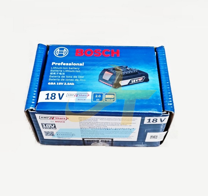 PIN GBA 18V 2.0AH Li-ion Bosch 1600A001CG  Bosch | Giá rẻ nhất - Công Ty TNHH Thương Mại Dịch Vụ Đạt Tâm