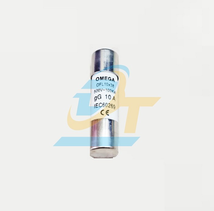 Cầu ch&igrave; sứ 10x38 Omega 10A  OMEGA | Gi&aacute; rẻ nhất - C&ocirc;ng Ty TNHH Thương Mại Dịch Vụ Đạt T&acirc;m