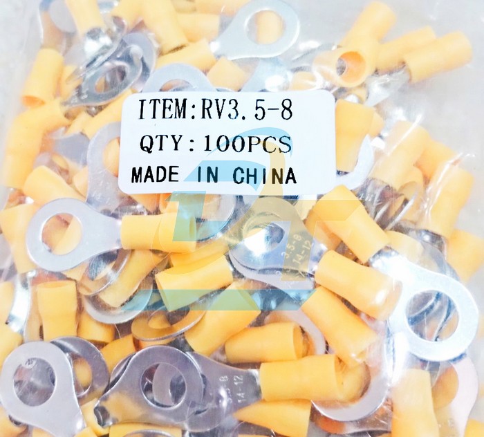 Đầu cos tròn RV 3.5-8 bọc nhựa  VietNam | Giá rẻ nhất - Công Ty TNHH Thương Mại Dịch Vụ Đạt Tâm