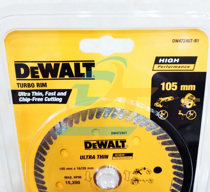 Lưỡi cắt kim cương 105x16/20mm Dewalt DW4724UT-B1  DEWALT | Giá rẻ nhất - Công Ty TNHH Thương Mại Dịch Vụ Đạt Tâm