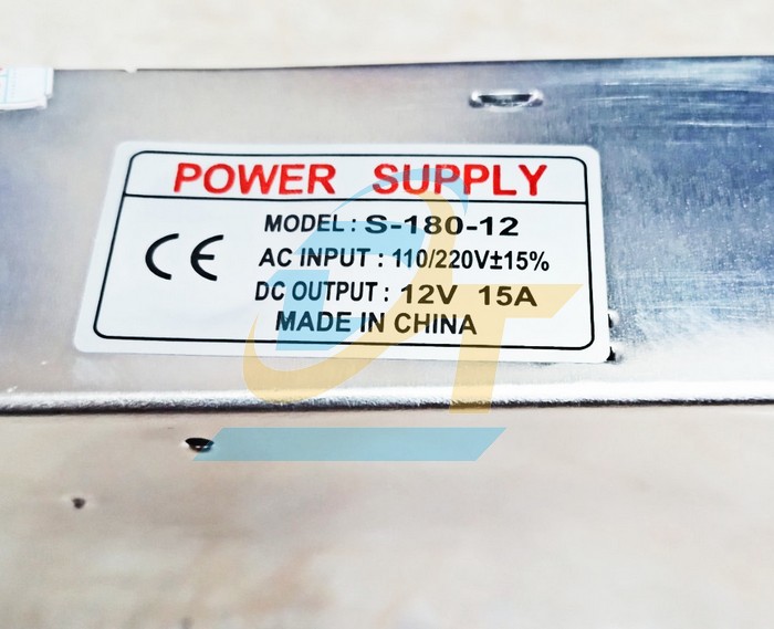 Bộ nguồn tổ ong 12V 15A S-180-12  China | Giá rẻ nhất - Công Ty TNHH Thương Mại Dịch Vụ Đạt Tâm